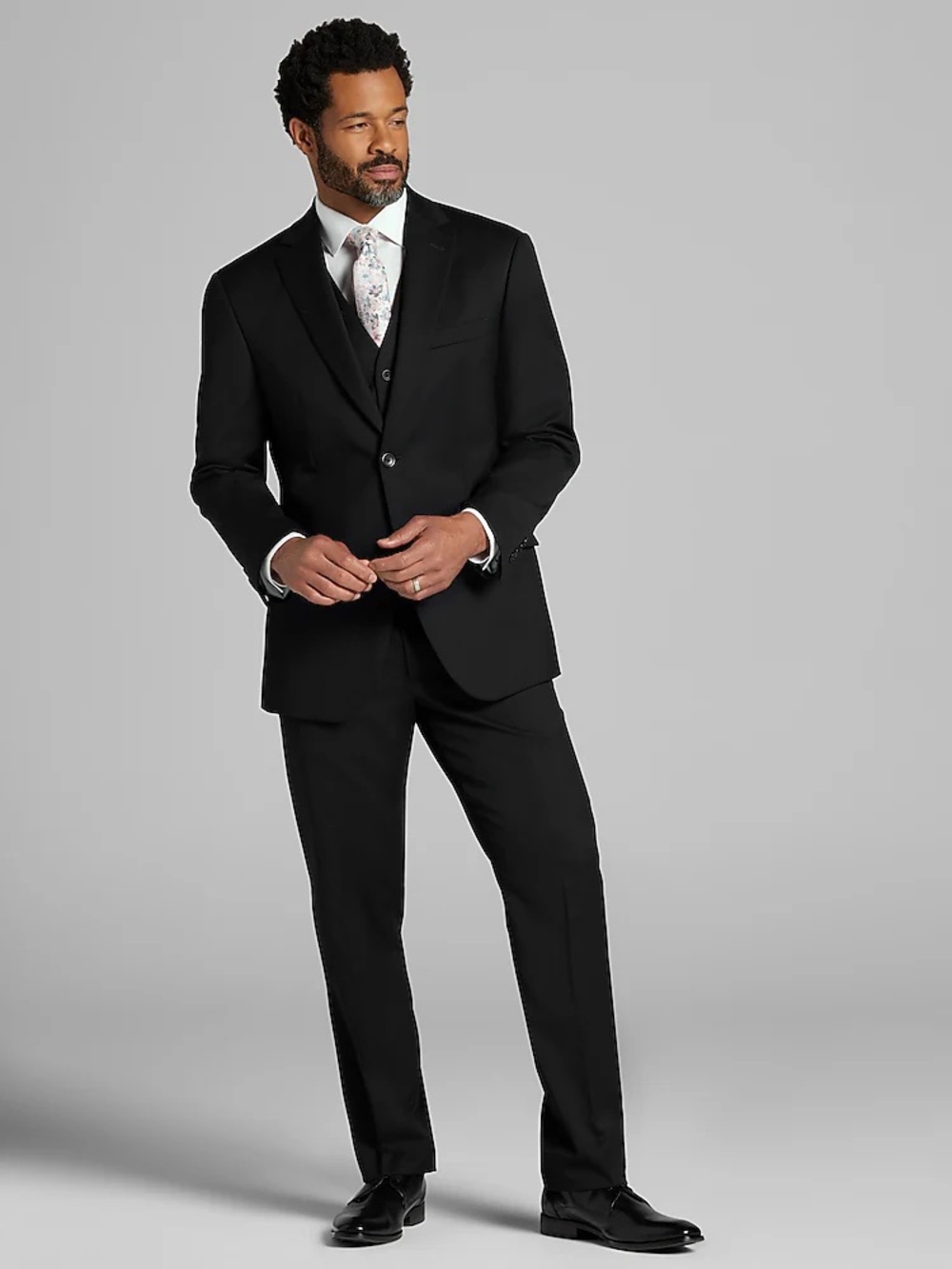 Pronto Uomo Black Suit Jacket